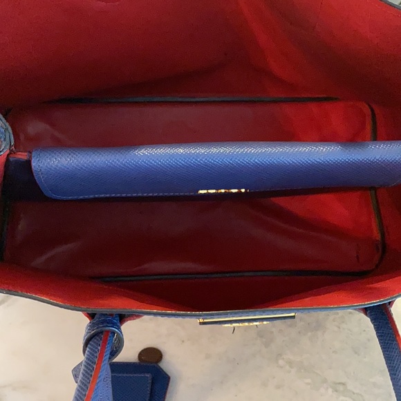 Medium Saffiano Leather Double Prada Bag - Picture 5 of 6